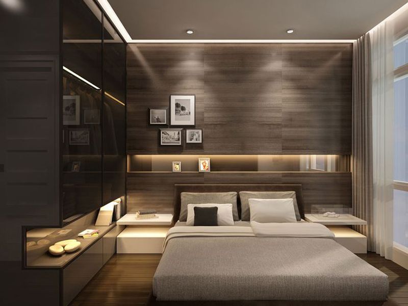 دکوراسیون اتاق خواب مدرن و ساده