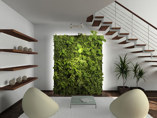 استفاده از دیوار سبز در خانه